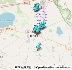 Mappa Via 4 Novembre, 74027 San Giorgio Ionico TA, Italia (2.60417)