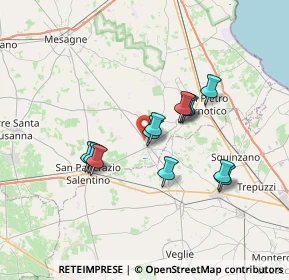 Mappa Via Mesagne, 72025 San Donaci BR, Italia (6.13667)