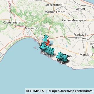 Mappa Via Lago d'Iseo, 74121 Taranto TA, Italia (11.669)