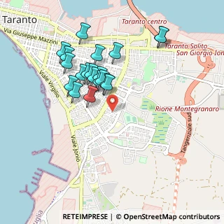Mappa Via Lago d'Iseo, 74121 Taranto TA, Italia (0.93)