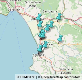 Mappa Via Nitti Francesco Saverio, 84047 Capaccio SA, Italia (8.75857)