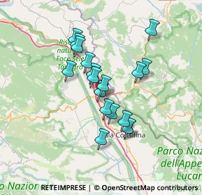 Mappa Via Largo Vittorio Emanuele, 84030 Atena Lucana SA, Italia (6.04667)
