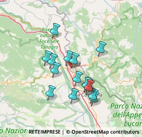 Mappa Via Largo Vittorio Emanuele, 84030 Atena Lucana SA, Italia (6.41313)