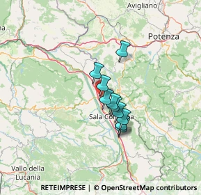Mappa Via Largo Vittorio Emanuele, 84030 Atena Lucana SA, Italia (9.39182)