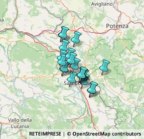Mappa Via Largo Vittorio Emanuele, 84030 Atena Lucana SA, Italia (8.4865)