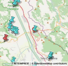 Mappa Via Largo Vittorio Emanuele, 84030 Atena Lucana SA, Italia (6.9415)