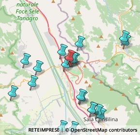 Mappa Via Largo Vittorio Emanuele, 84030 Atena Lucana SA, Italia (4.789)