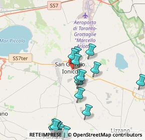 Mappa Via Roccaforzata, 74027 San Giorgio Ionico TA, Italia (5.155)