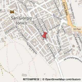 Mappa Via Roccaforzata, 163, 74027 Carosino, Taranto (Puglia)