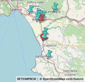 Mappa Via Italia, 84047 Capaccio SA, Italia (13.90833)