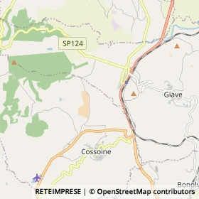 Mappa Cossoine