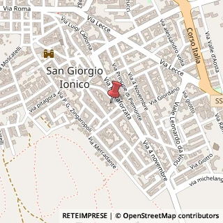 Mappa Via Corsica, 13, 74027 Carosino, Taranto (Puglia)