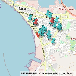 Mappa Via Persefone, 74121 Taranto TA, Italia (0.8465)