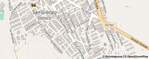 Mappa San Giorgio Ionico