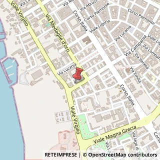 Mappa Via Ettore D'Amore, 47, 74100 Taranto, Taranto (Puglia)