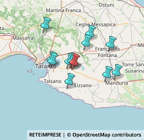 Mappa Via Verrocchio, 74027 San Giorgio Ionico TA, Italia (11.43583)