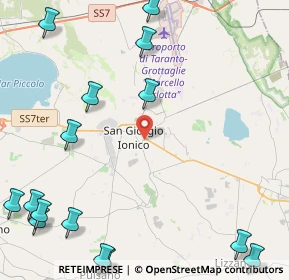 Mappa Via Verrocchio, 74027 San Giorgio Ionico TA, Italia (7.7715)