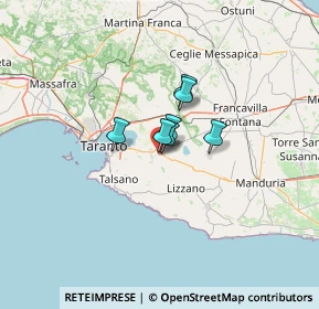 Mappa Via P. Piemonte, 74027 San Giorgio Ionico TA, Italia (28.56077)