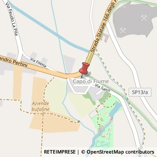 Mappa Via capo di fiume, 84047 Capaccio, Salerno (Campania)