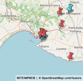Mappa Via Lago di Viverone, 74121 Taranto TA, Italia (12.07833)
