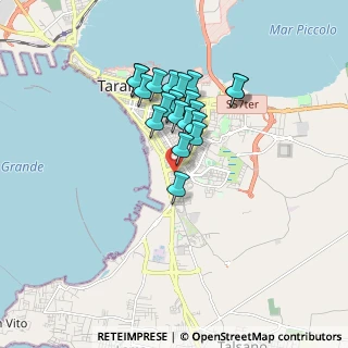 Mappa Via Lago di Viverone, 74121 Taranto TA, Italia (1.4785)