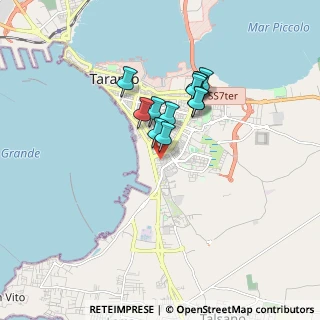Mappa Via Lago di Viverone, 74121 Taranto TA, Italia (1.34917)
