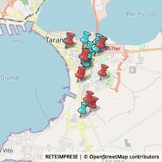 Mappa Via Lago di Viverone, 74121 Taranto TA, Italia (1.431)