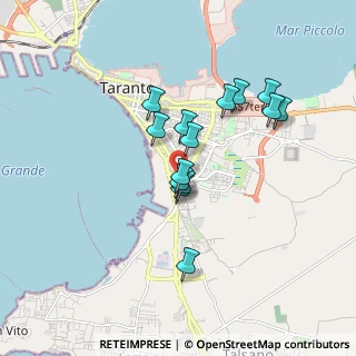 Mappa Via Lago di Viverone, 74121 Taranto TA, Italia (1.54571)