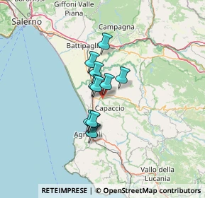 Mappa Parco Nazionale del Cilento, 84047 Capaccio SA, Italia (8.70182)