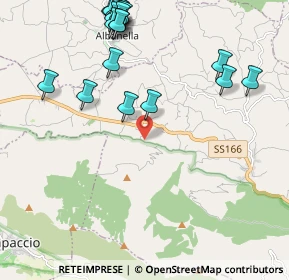 Mappa Via Pedaline, 84069 Roccadaspide SA, Italia (2.8075)