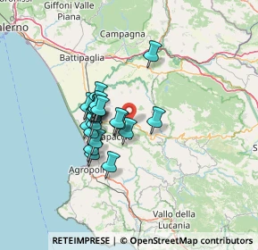 Mappa Via Pedaline, 84069 Roccadaspide SA, Italia (10.4785)