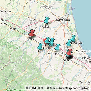 Mappa Via Schio, 47122 Forlì FC, Italia (14.84)