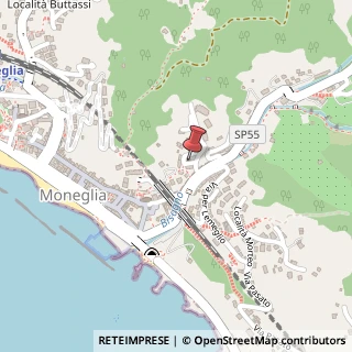 Mappa Via Rivara, 5, 16030 Moneglia, Genova (Liguria)