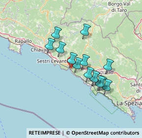Mappa Località Morteo, 16030 Moneglia GE, Italia (11.13857)