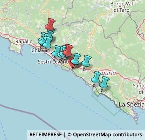 Mappa Località Morteo, 16030 Moneglia GE, Italia (10.57118)
