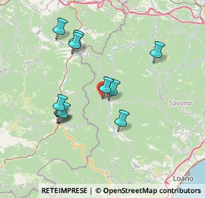 Mappa Regione Riini, 17057 Calizzano SV, Italia (6.90455)