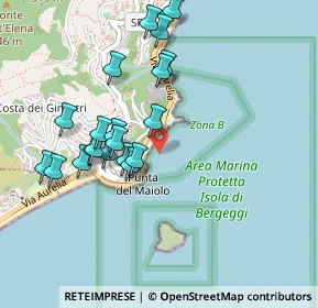 Mappa Via Maè, 17028 Bergeggi SV, Italia (0.46)