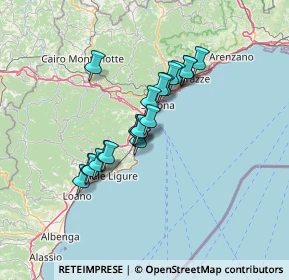 Mappa Via Maè, 17028 Bergeggi SV, Italia (10.477)