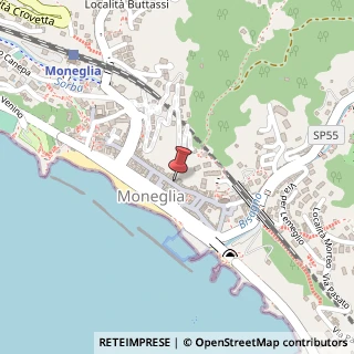 Mappa Via Vittorio Emanuele, 102, 16030 Moneglia, Genova (Liguria)