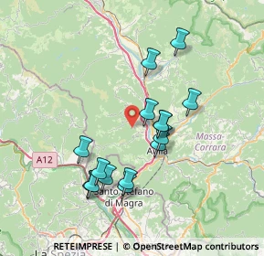 Mappa 54012 Tresana MS, Italia (6.78733)