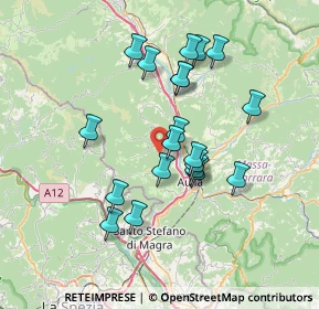 Mappa 54012 Tresana MS, Italia (6.49)