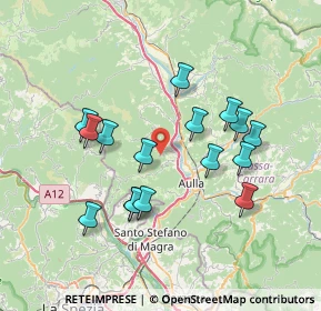 Mappa 54012 Tresana MS, Italia (6.9725)