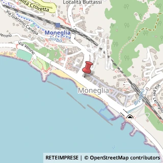 Mappa Corso Libero Longhi, 48, 16030 Moneglia, Genova (Liguria)
