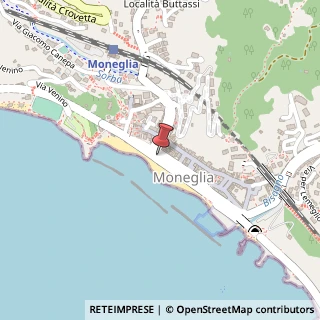 Mappa Corso Libero Longhi, 4, 16030 Moneglia, Genova (Liguria)