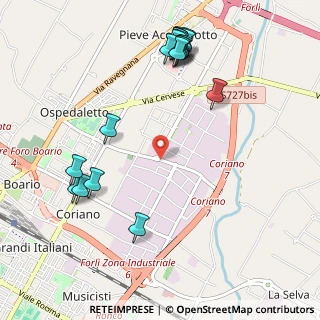 Mappa Via Correcchio, 47122 Forlì FC, Italia (1.273)