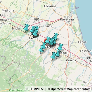 Mappa Via Tavolicci, 47121 Forlì FC, Italia (8.772)