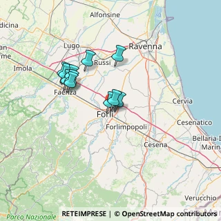 Mappa Via G. Pacchioni, 47122 Forlì FC, Italia (11.63818)