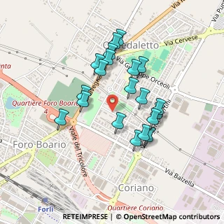 Mappa Via G. Pacchioni, 47122 Forlì FC, Italia (0.4)