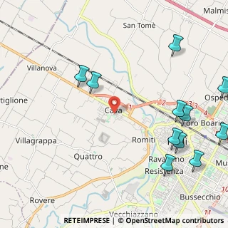 Mappa Via Tevere, 47121 Forlì FC, Italia (2.88455)
