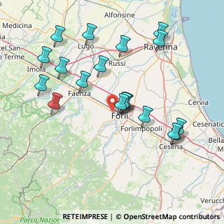 Mappa Via Tevere, 47121 Forlì FC, Italia (16.41263)